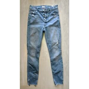 Mother “The Stunner” Ankle Fray Women’s Size 27 Made in USA Jeans